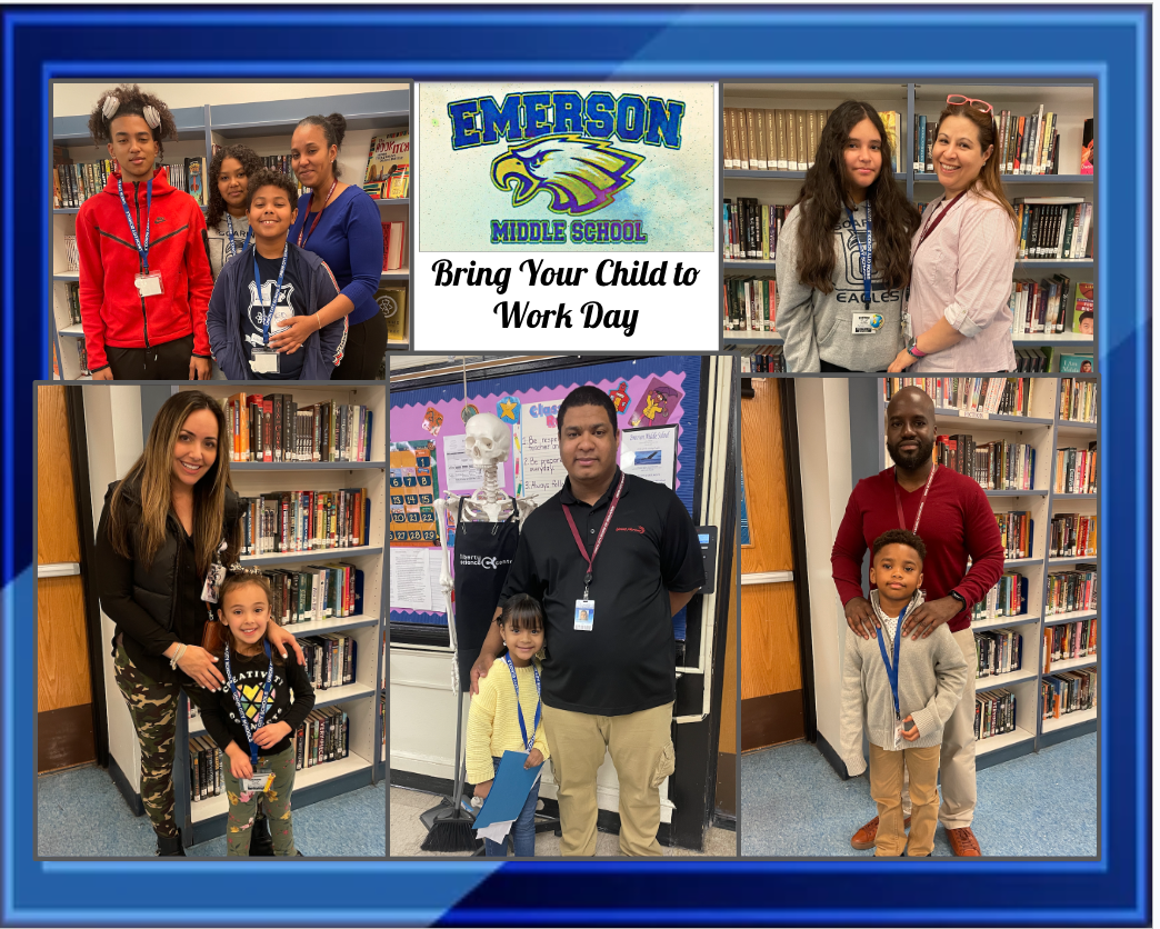 Emerson Middle School Bring Your Child To Work Day-May 2023