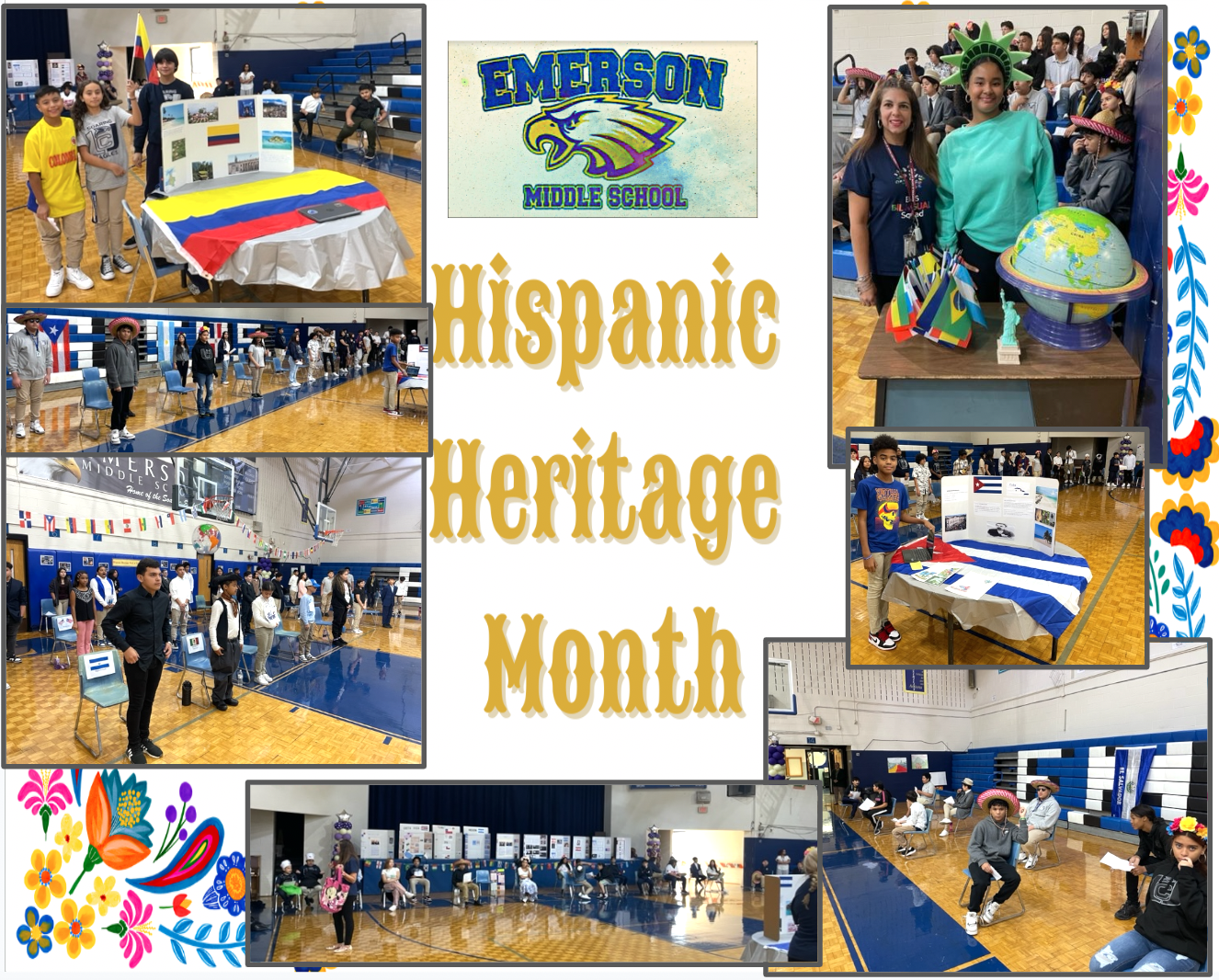 Celebrating Hispanic Heritage Month at the Emerson Middle School