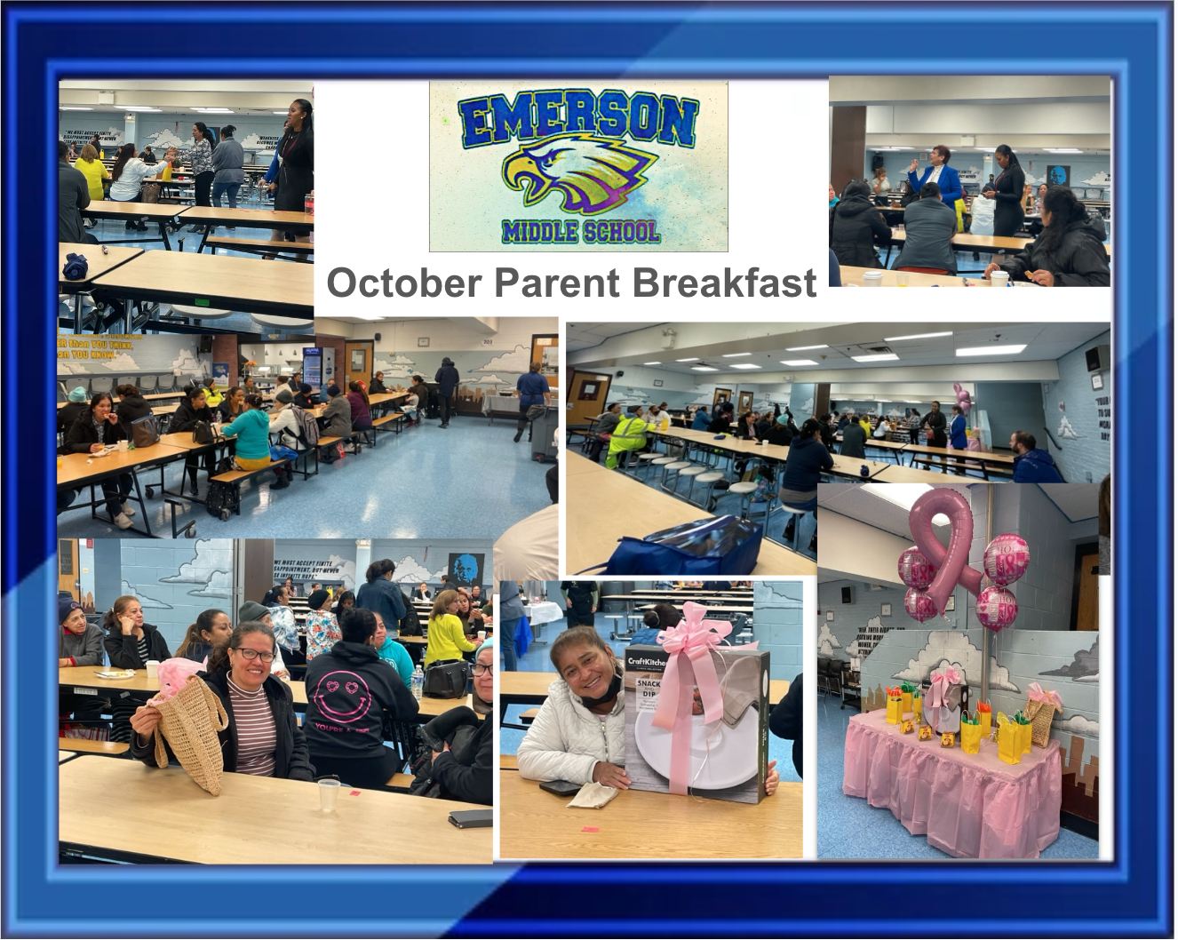 Emerson Middle School October Parent Breakfast