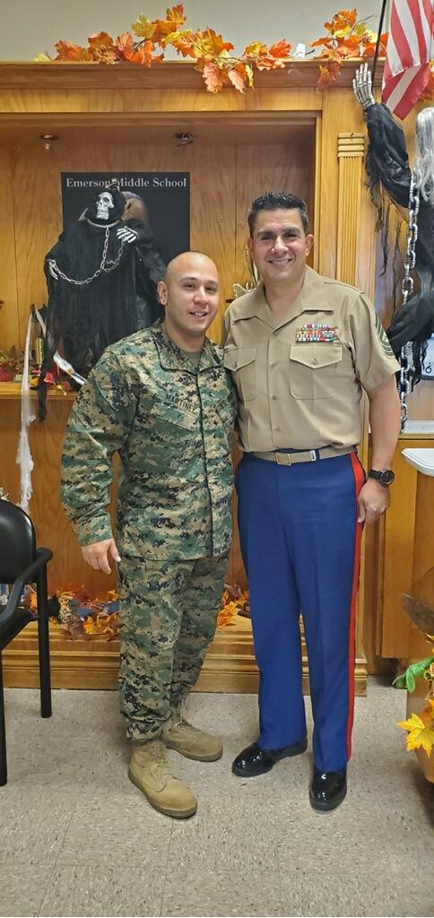 Marines Martinez and Garcia