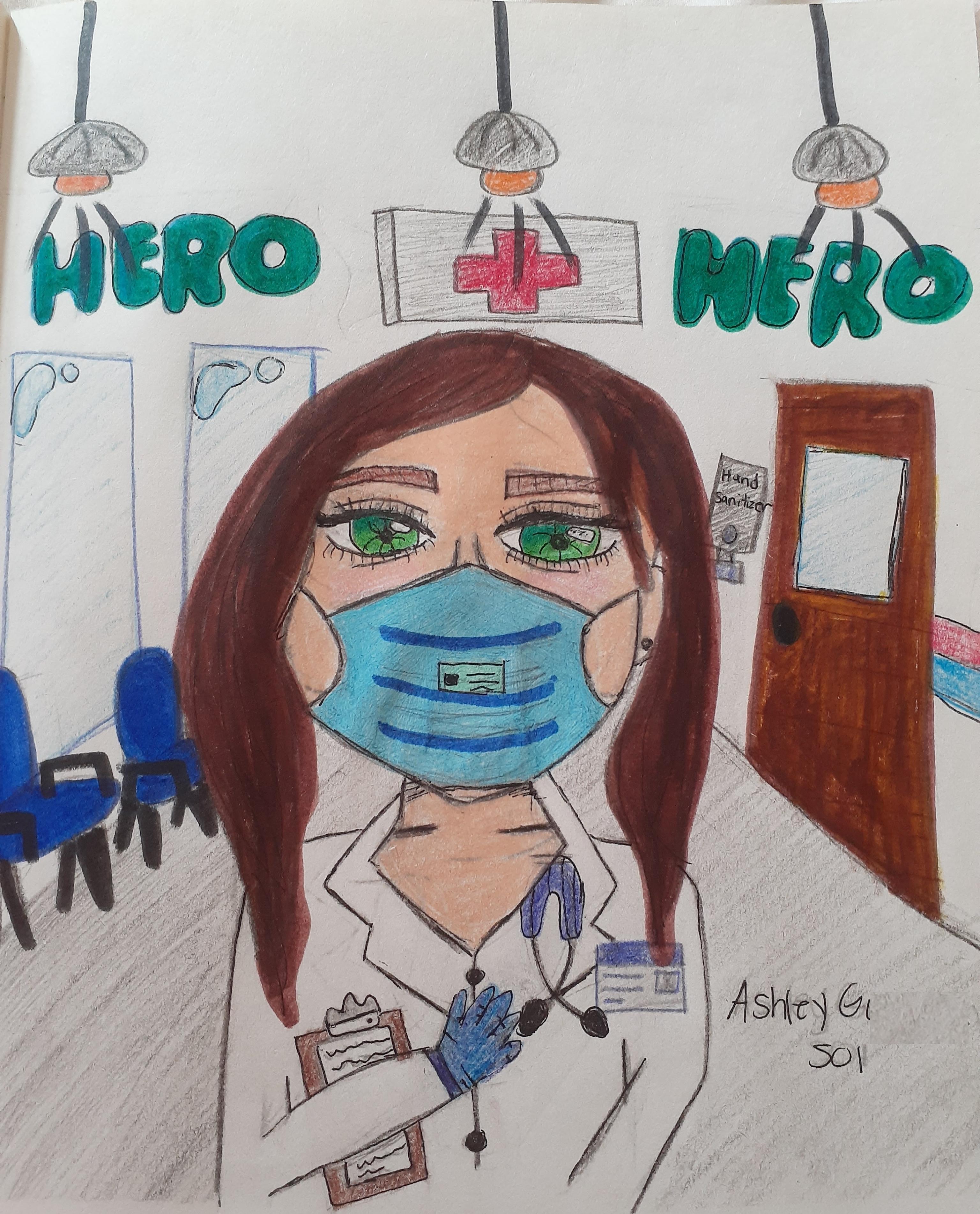 Nurses are Heroes by Asley