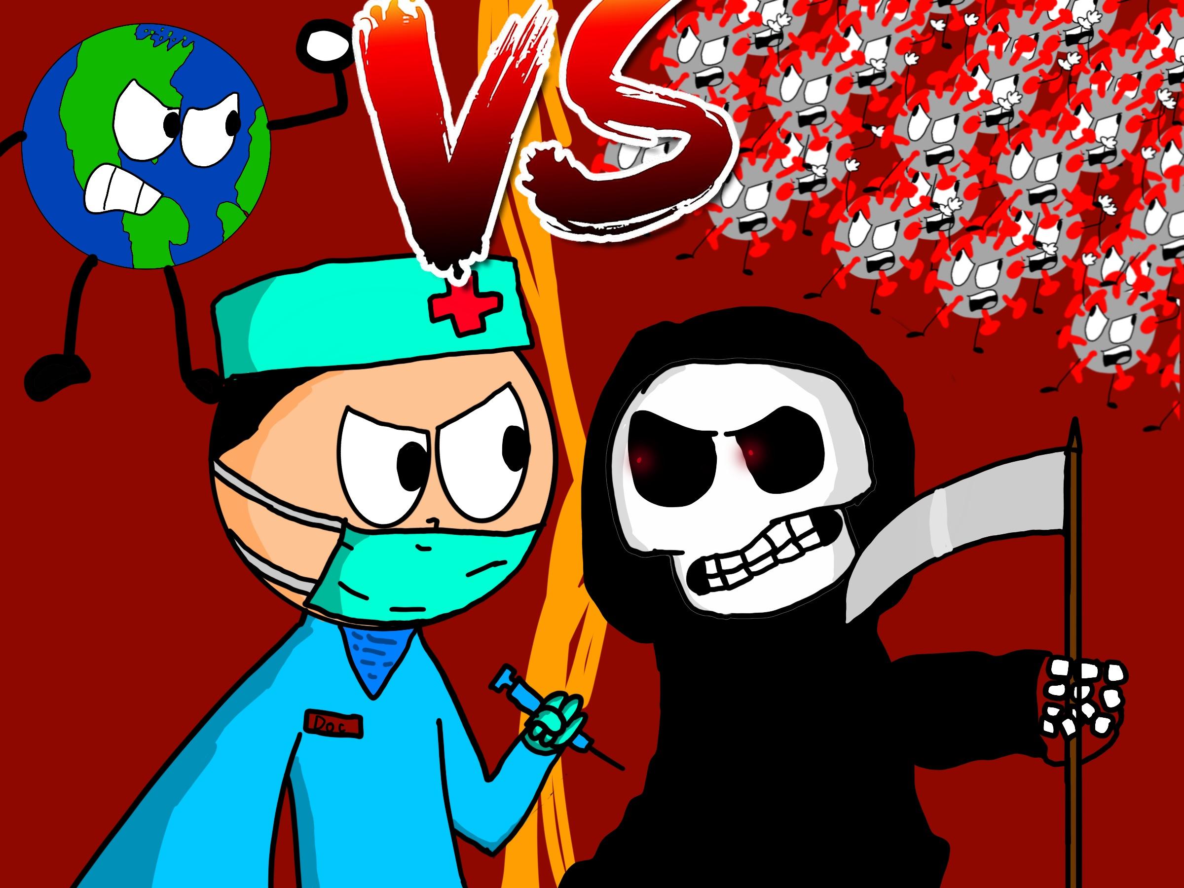 Doctors fighting Corona by Fabian