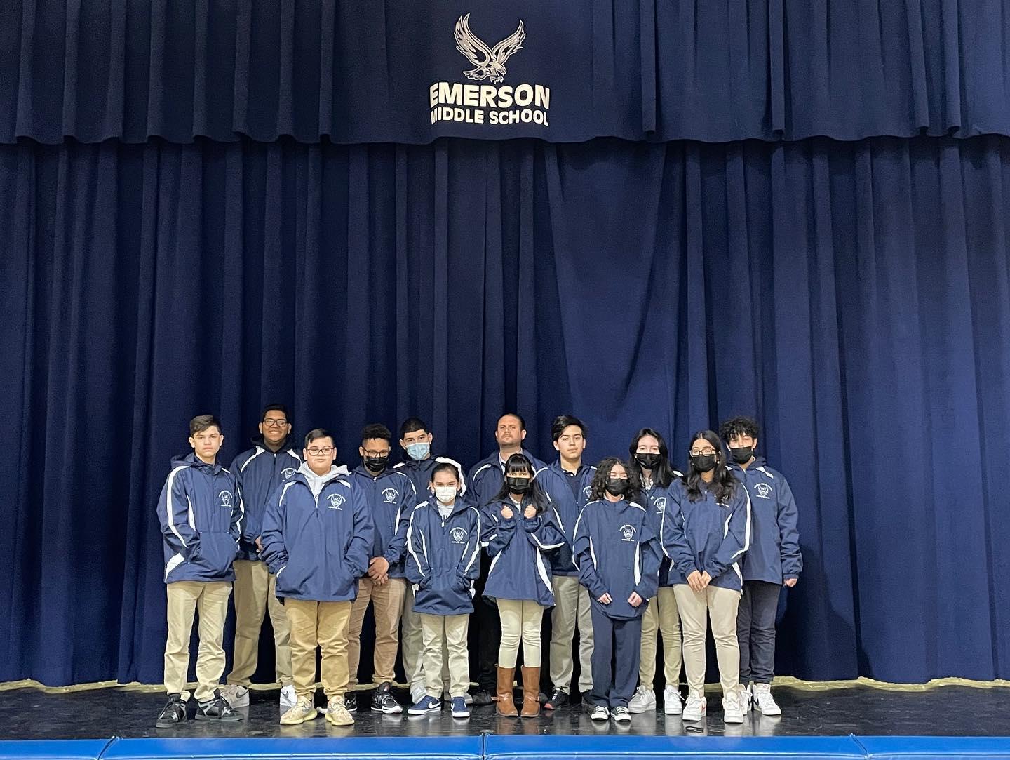 One of Emerson Middle School’s newest programs, our E-Sports Gamers Club, received their official E-Sports jackets #1