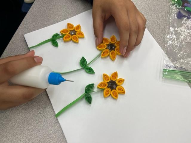 The Art of Quilling at Emerson Middle School-Photo #3