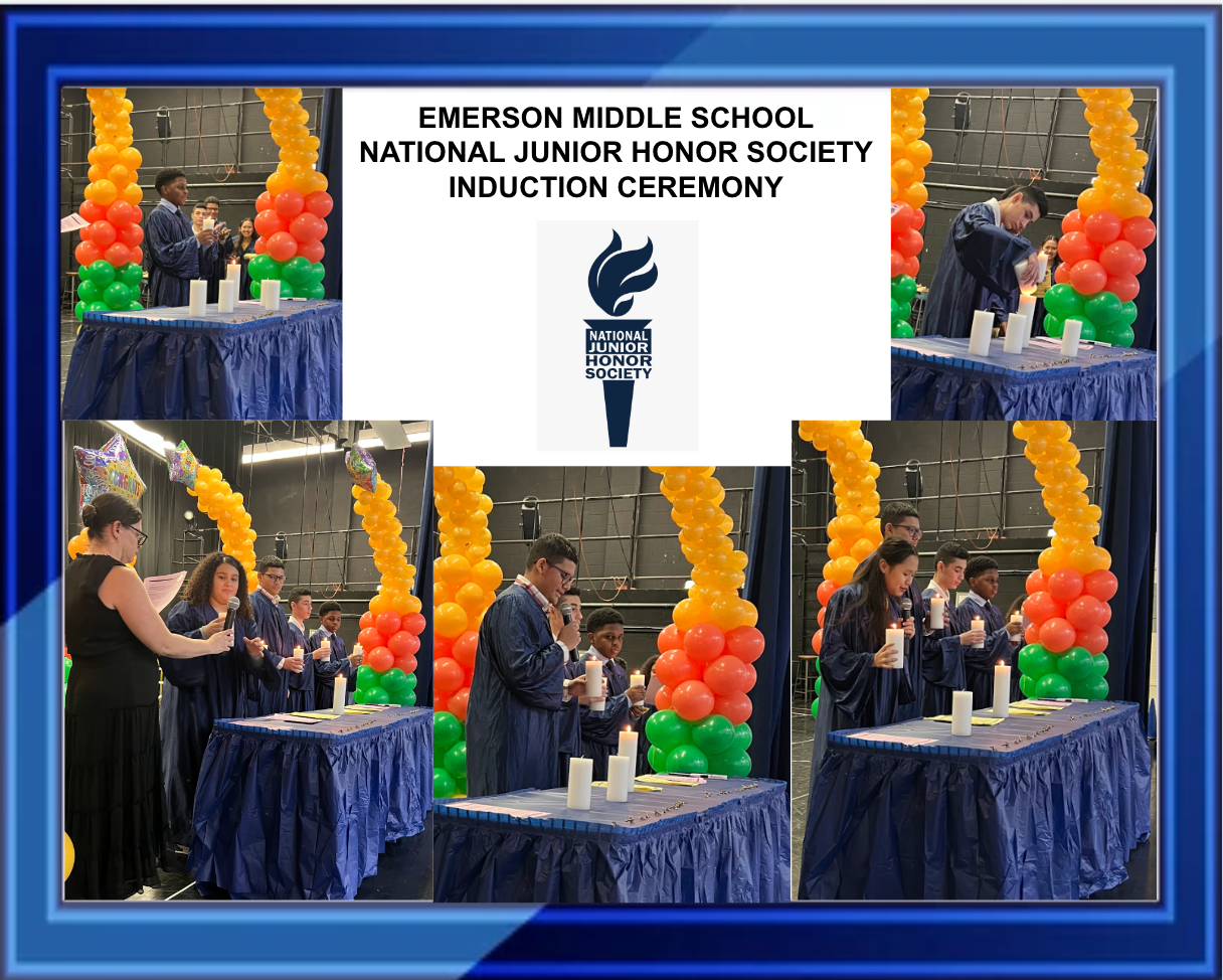 Emerson Middle School National Junior Honor Society Ceremony