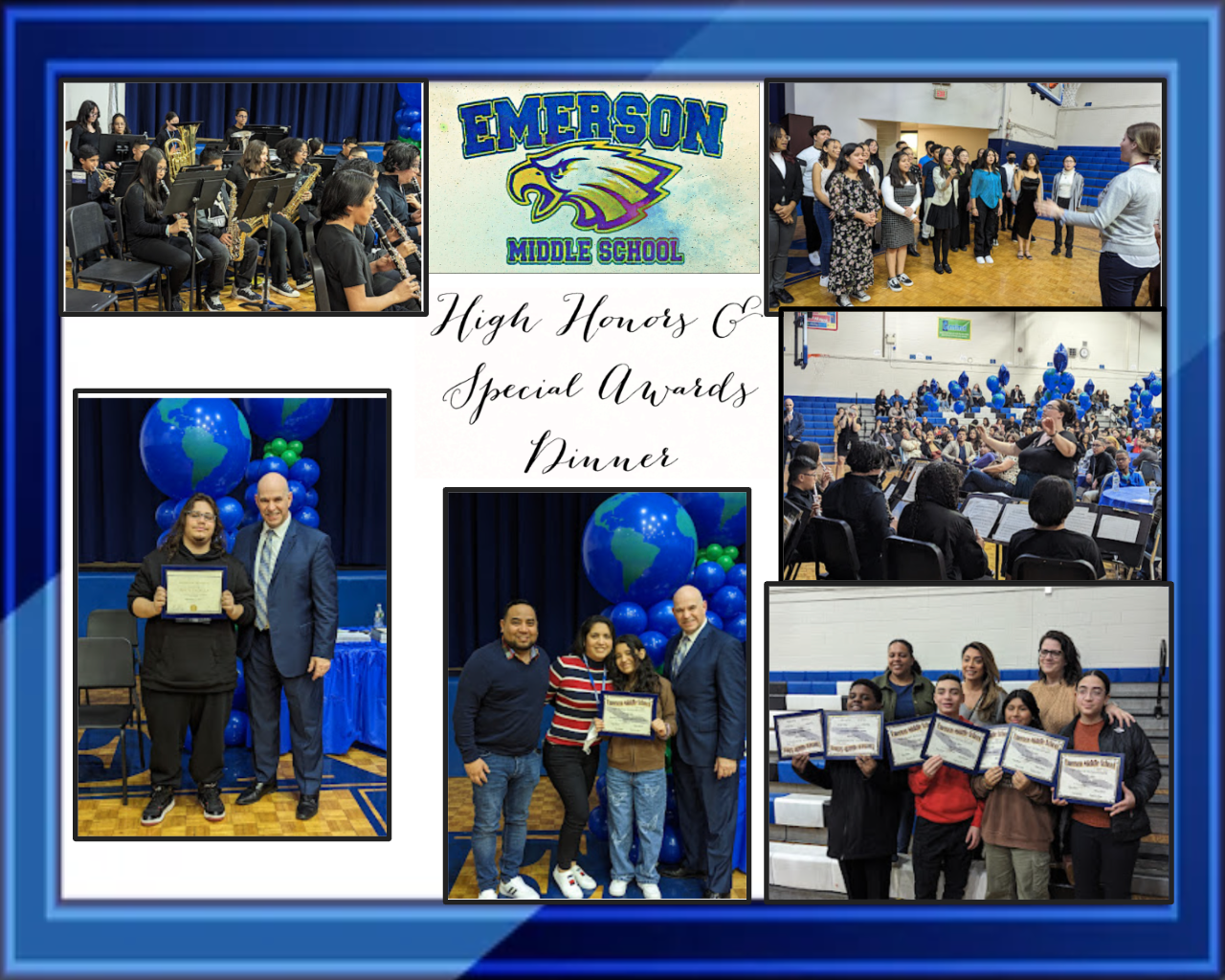 Awards Ceremony For Emerson Middle School Students