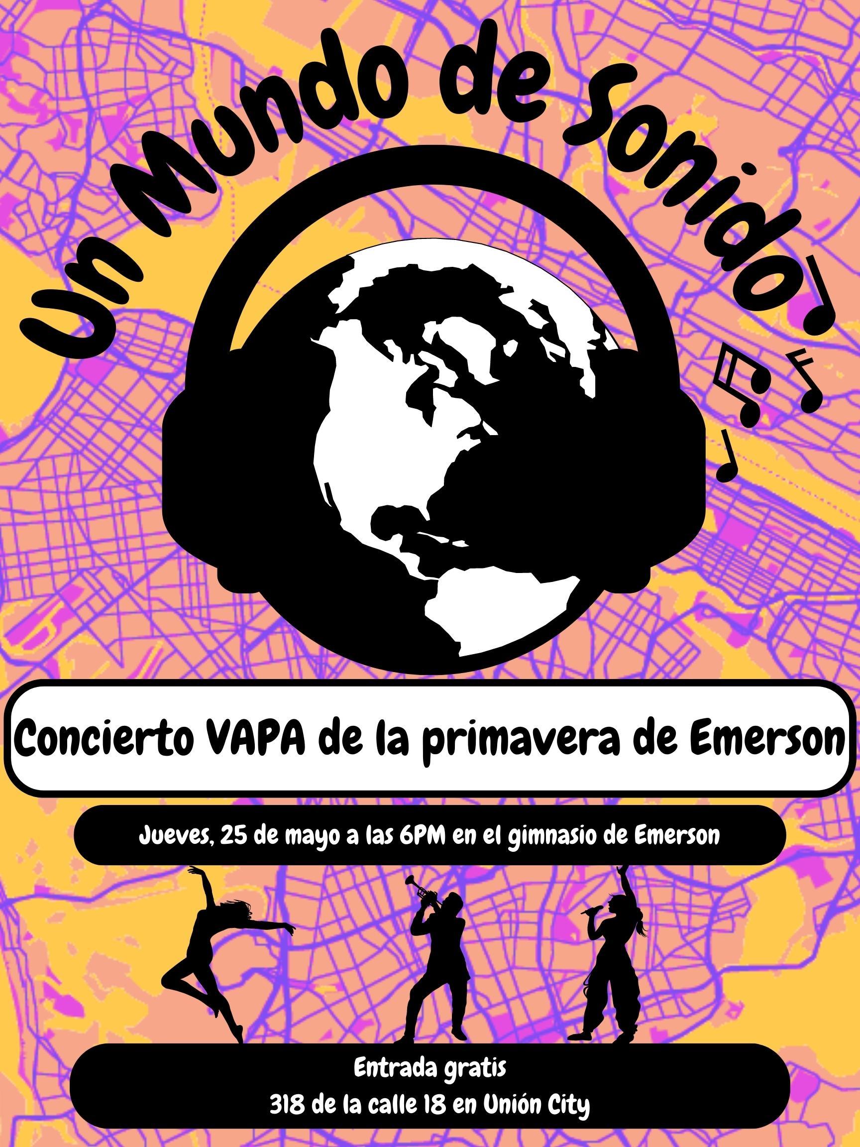 Emerson Spring VAPA Concert Flyer-Spanish